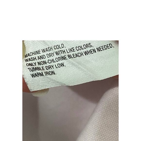 Gap Mens Button Down Shirt The Modern Oxford Light Pink Long Sleeve Size L* - Picture 7 of 9